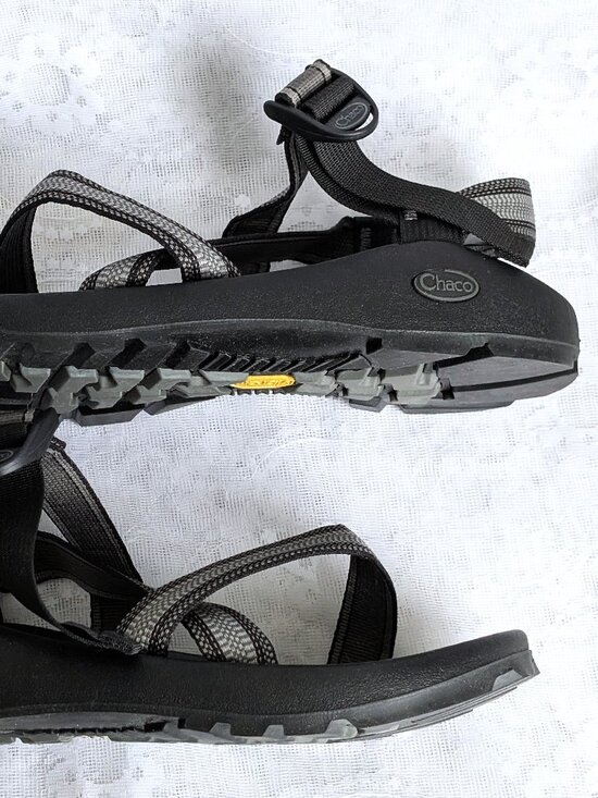 NEW Men\'s Chaco Z Cloud Adjustable Strap Hiking Gray Black Sandals Size 10 main image 8